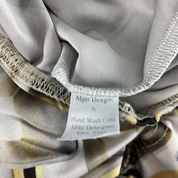 Alger Designs Small S Leotard Dance Gymnastics Gol - Picture 4 of 4